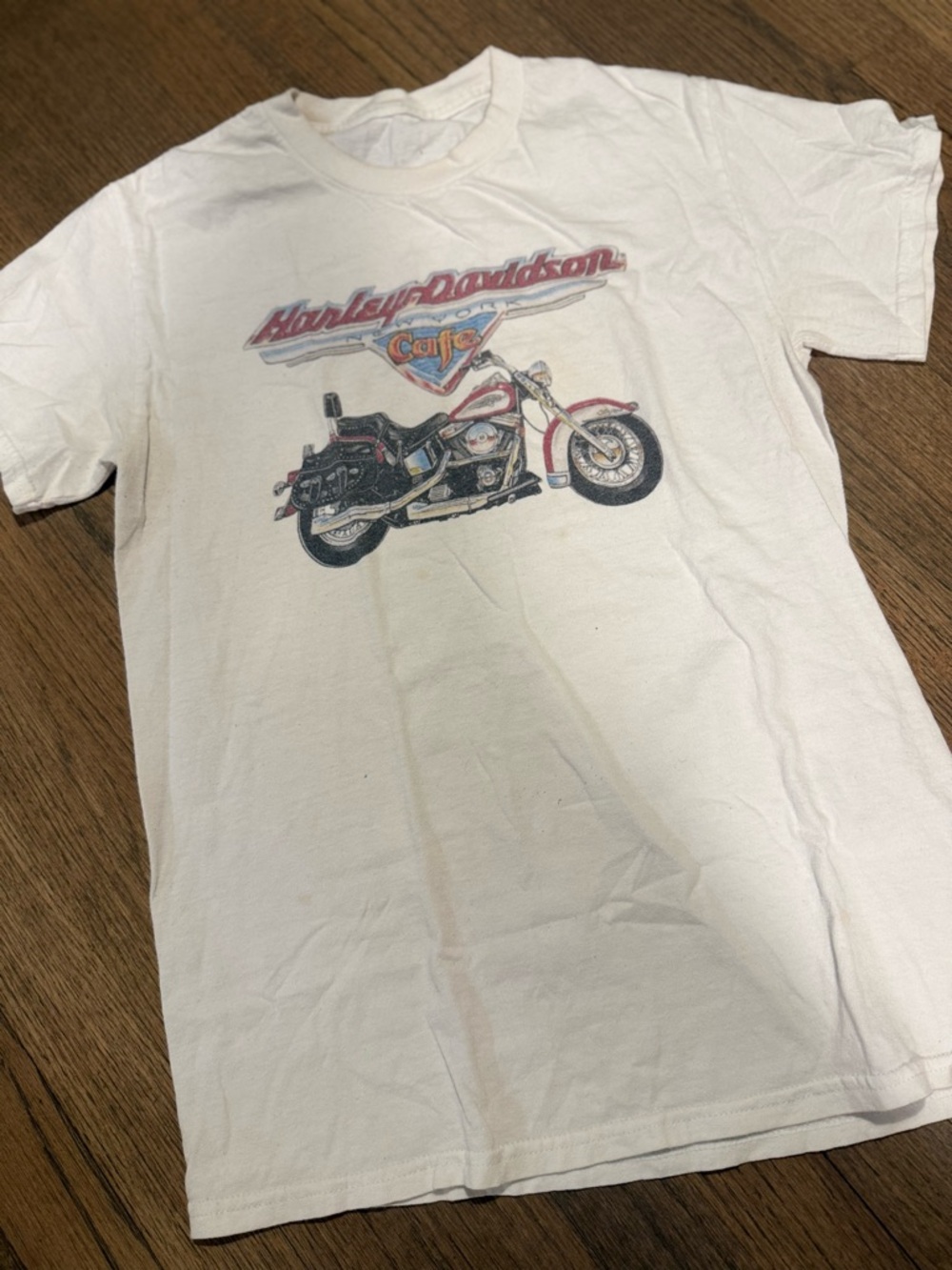 Harley Davidson Vintage Cafe Tee 
Size Small/Medium